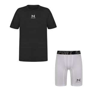 ست استرچ آستین کوتاه و کشاله هومد