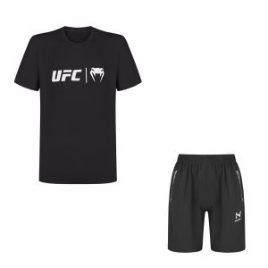 ست تی شرت UFC و شلوارک آیرو مدل U3