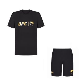 ست تی شرت سوزنی طرحدار و شورت مدل R12